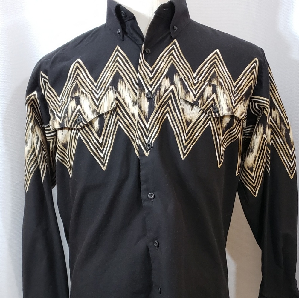 Brooks & Dunn Western Long Sleeve Shirt 16x35